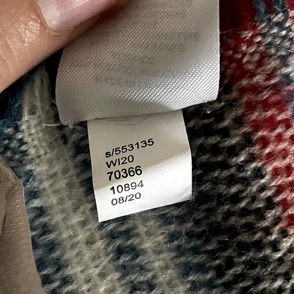 Ann Taylor LOFT Plaid Blanket Scarf Multicolor Window Pane Plaid - Picture 4 of 4